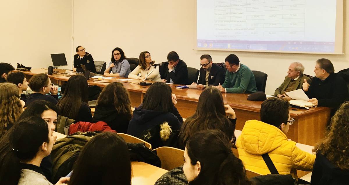 Santa Maria CV. Terzo incontro di Educazione alla Legalità