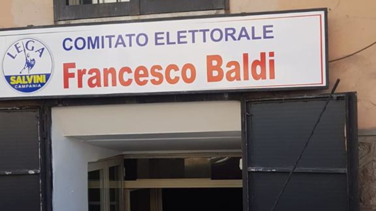 AVERSA, DISTRUTTO COMITATO ELETTORALE | È quello di Francesco Baldi candidato Lega