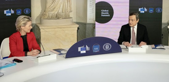 DRAGHI: LA NORMALITÀ SI AVVICINA, L'ITALIA SARÀ LEADER NELLA RISPOSTA GLOBALE ALLA PANDEMIA