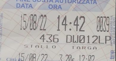 15 agosto giorno festivo ma non per le macchine che emettono i grattini per il parcheggio .