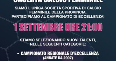 Tutto pronto per la stagione della Caserta Calcio Femminile