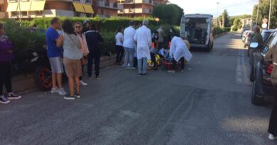 Caserta, zona Asl Saint Gobein. Tragedia sfiorata: anziano investito da una moto