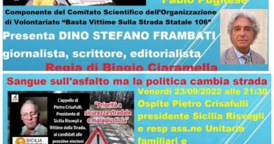 Elezioni 2022, Pallotti, Ciaramella e Ronzullo: «A pochi giorni dal voto, nessun politico si è impegnato sulla sicurezza stradale. Le vittime della strada non interessano a nessuno?»