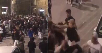 Momenti di panico rissa in piazza