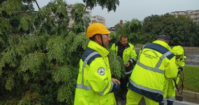 ( TUTTE LE FOTO)Emergenza Temporali . Pronta L’ ordinanza per la chiusura delle scuole