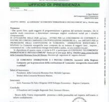 Le comunità energetiche e i piccoli Comuni”, se ne parlerà il 13 ottobre alla Comunità Montana del Matese