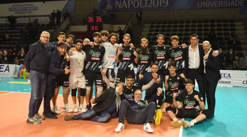 Wow Green House Aversa da impazzire: 3-2 al cardiopalma contro Ortona