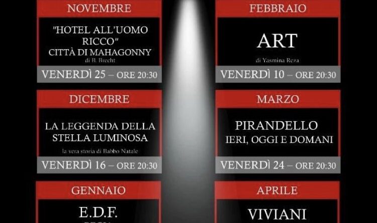 L.AR.TE.S presenta “Venerdì a teatro”