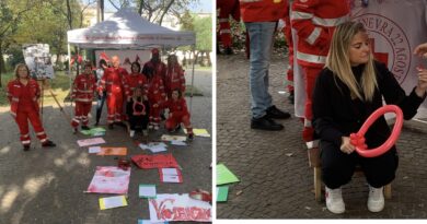 La CRI Caserta in Piazza lancia un messaggio di pace e di amore ( TUTTE LE FOTO)