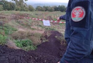 TEANO (CE): I CARABINIERI FORESTALE DELLA STAZIONE DI ROCCAMONFINA SEQUESTRANO AREE INTERESSATE DA ILLECITO SMALTIMENTO DI RIFIUTI SPECIALI OLEARI