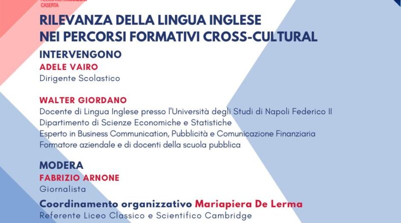 Il “Manzoni” apre le porte alla cross-culture Communication