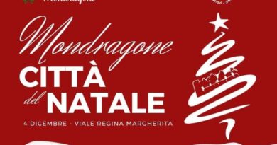 Natale a Mondragone, I edizione. Parte oggi, 4 dicembre, con un calendario ricco di appuntamenti il primo degli eventi in programma