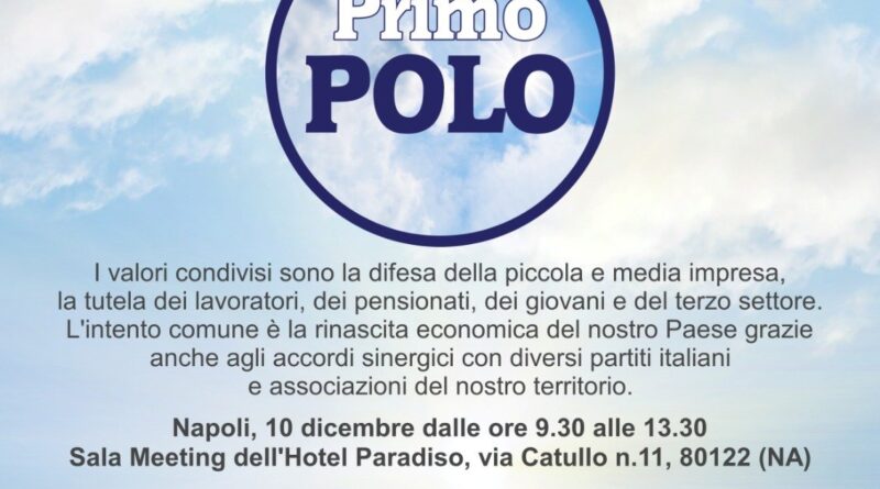 Primo Polo. Sabato la presentazione ufficiale