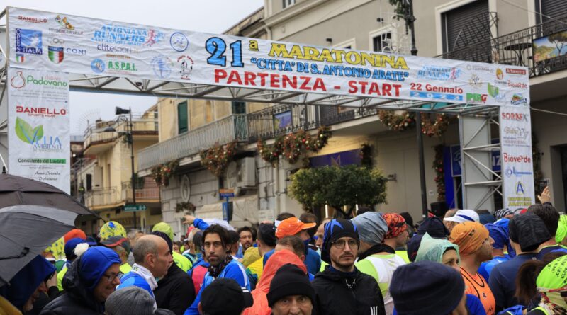 21° Maratonina Città di Sant’Antonio Abate. Edizione bagnata edizione fortunata