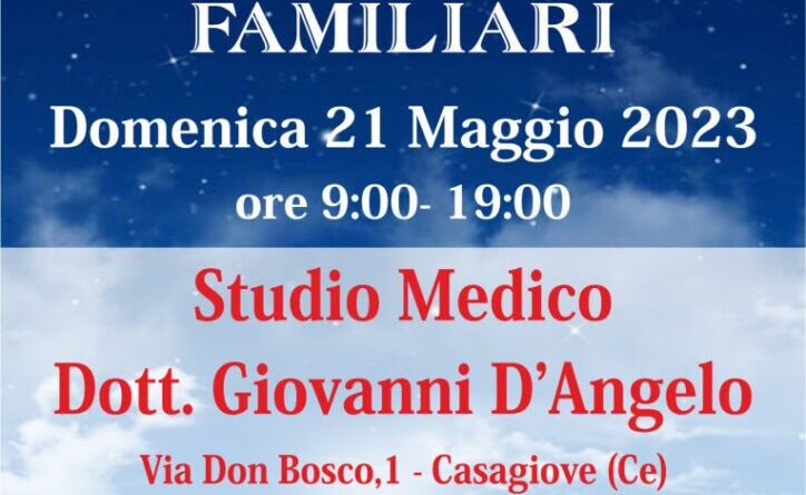 Casagiove – “Costellazioni Familiari” presso lo studio del Dott. Giovanni D’Angelo