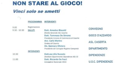 Convegno sul gioco d’azzardo