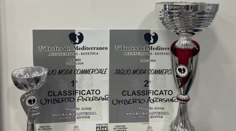 Premio “Trofeo del Mediterraneo”, podio per il barbiere Aversano