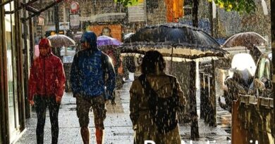 Protezione Civile Regione Campania – Lunedì 15 maggio allerta meteo Gialla su tutta la Regione