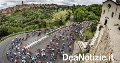 Vitulazio – Strada chiusa per il passaggio della carovana del 106° Giro d’Italia