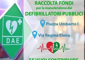 Raccolta fondi per la manutenzione ordinaria dei 2 defibrillatori