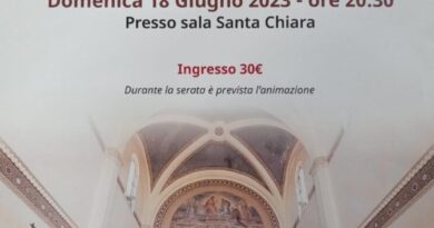 Una cena di beneficenza per ristrutturare la Sala San Francesco dei Frati Minori a Santa Maria Capua Vetere