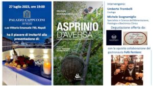 A NAPOLI DOMANI SERA DI SCENA L’ASPRINIO DI AVERSA DELLE CANTINE BONAPARTE DEL GRUPPO COSENTINO