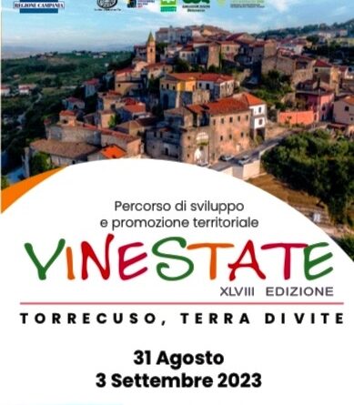 Torrecuso, ecco il programma della 48esima edizione di ‘Vinestate’