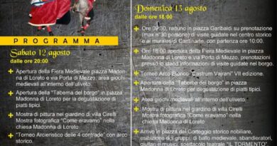 Vairano Patenora/Rivivi la storia del territorio tra cultura, arte, sapori e costumi il 12 e 13 agosto con la XVII edizione di “Festa Medievale”