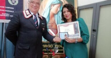 Bacoli – Matilde Grasso, Socio d’Onore dell’Associazione Nazionale Carabinieri