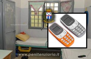 CARINOLA: SEQUESTRATI 6 TELEFONI CELLULARI E DROGA NEL CARCERE DI CARINOLA.