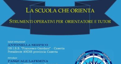 Caserta – Convegno provinciale dell’A.N.DI.S. su “La scuola che orienta – Strumenti operativi per orientatore e tutor”