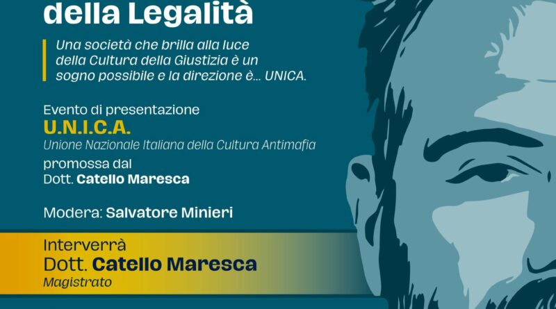 Al Pizza Madre l’evento “La Cultura della Legalità” con Catello Maresca per la presentazione di U.N.I.C.A.