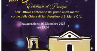 Si inaugura il Presepe al Rione Sant’Agostino