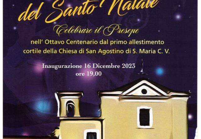 Si inaugura il Presepe al Rione Sant’Agostino