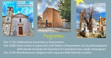 Caserta – XXVIII edizione del Presepe Vivente-Itinerante nelle frazioni pedemontane