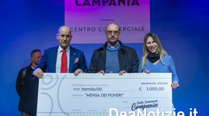 Centro Commerciale Campania – Donati 11mila euro in beneficenza