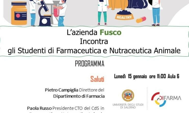 L’Azienda Fusco incontrerà gli studenti dell’Università di Salerno