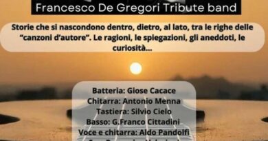 A Casa Mehari: Francesco De Gregori Tribute Band