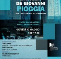 A Caserta la presentazione del libro Pioggia di Maurizio De Giovanni,