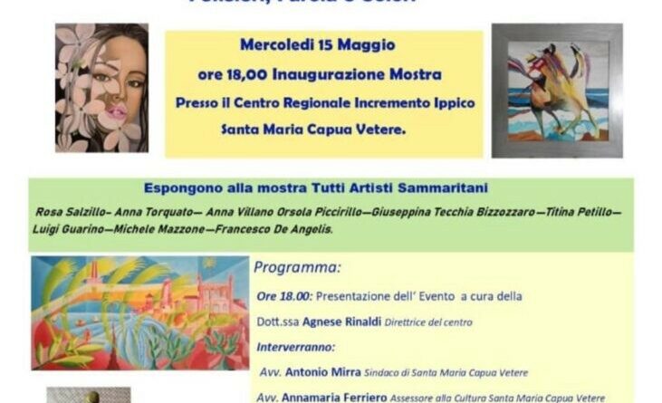 Al via la mostra di pittura e scultura “Pensieri, parole e colori”