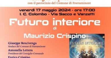 Frattaminore – Presentazione del romanzo “Futuro interiore” di Maurizio Crispino