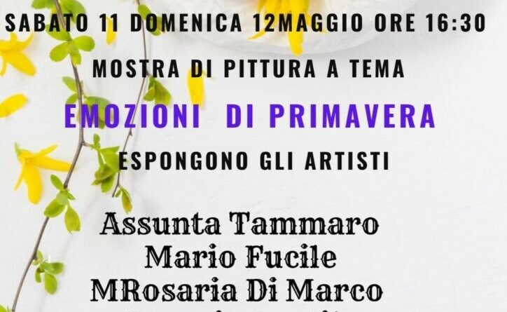 Mostra di pittura “Emozioni di Primavera” a Garzano