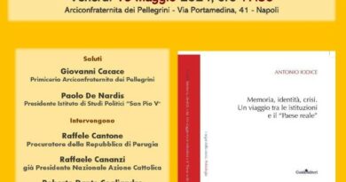 Napoli – Presentazione del libro del Prof. Antonio Iodice “Memorie, Identità, Crisi. Un viaggio tra le istituzioni e il Paese reale”