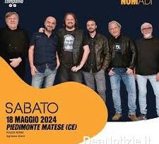 Nomadi in concerto a Piedimonte Matese