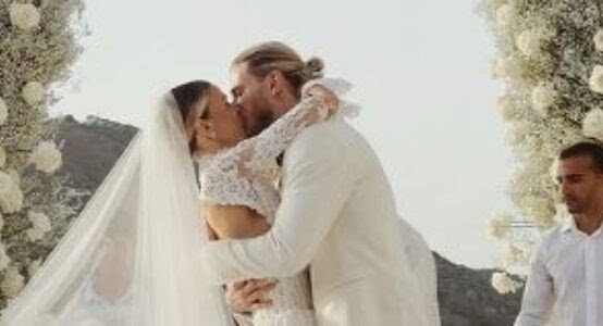 Diletta Leotta e Loris Karius oggi sposi: abito bianco con il velo. Un matrimonio vip