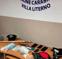 CARABINIERI IN AZIONE: VILLA LITERNO: TROVATI IN POSSESSO DI STUPEFACENTI. DUE GIOVANI ARRESTATI/ CASALUCE I CARABINIERI FORESTALE SCOPRONO CASEIFICIO ABUSIVO / ROCCA D’EVANDRO SORPRESO CON HASHISH. 39ENNE ARRESTATO