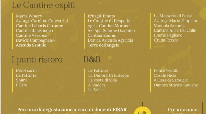 Dal 12 al 15 luglio torna Vinili-di-Vini a Castel Campagnano.