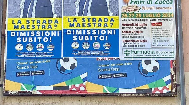 Manifesti dimissioni Marino: qualcuno potrebbe chiedere “ma ieri dove eravate?”