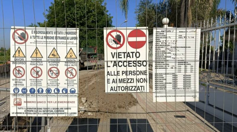 Marcianise. Iniziati i lavori della rete idrica, in via Firenze e via Ferrara