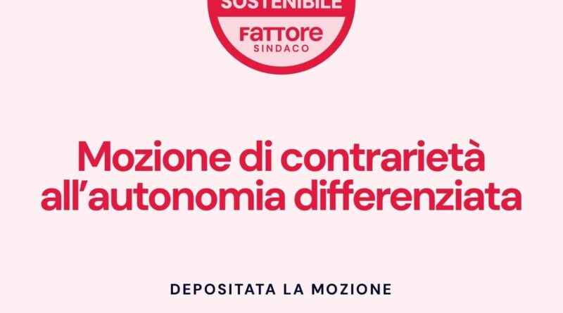 Teverola sostenibile, mozione contro l’autonomia differenziata